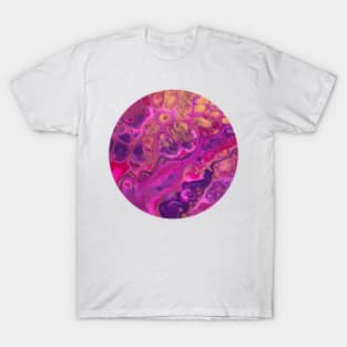 Pink Passion / Acrylic Pouring T-Shirt